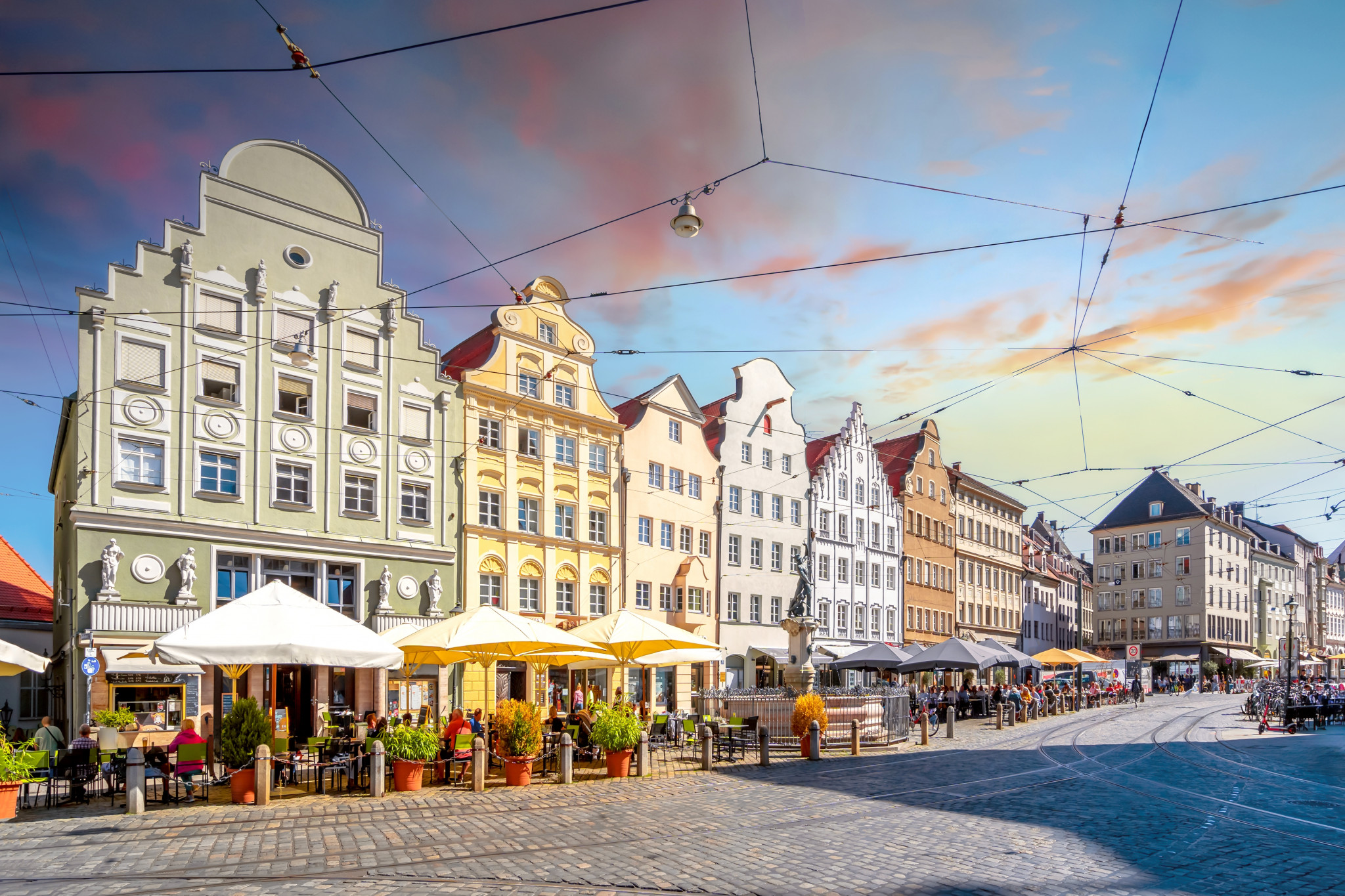 Old,City,Of,Augsburg,,Germany