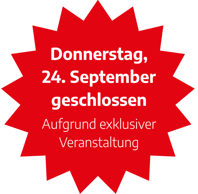 Am 24. September ist die FEW geschlossen